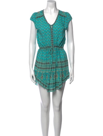 Spell Printed Mini Dress