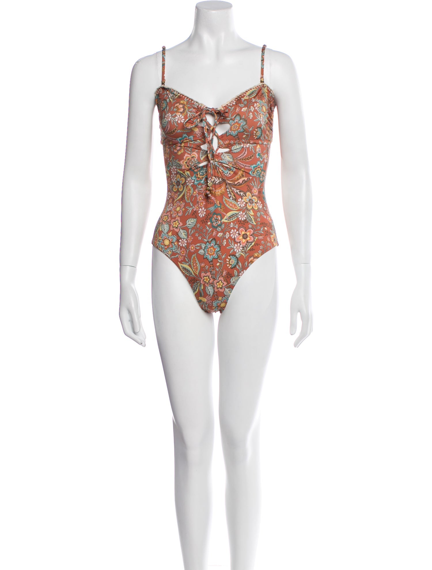 Spell Floral Print One-Piece w/ Tags
