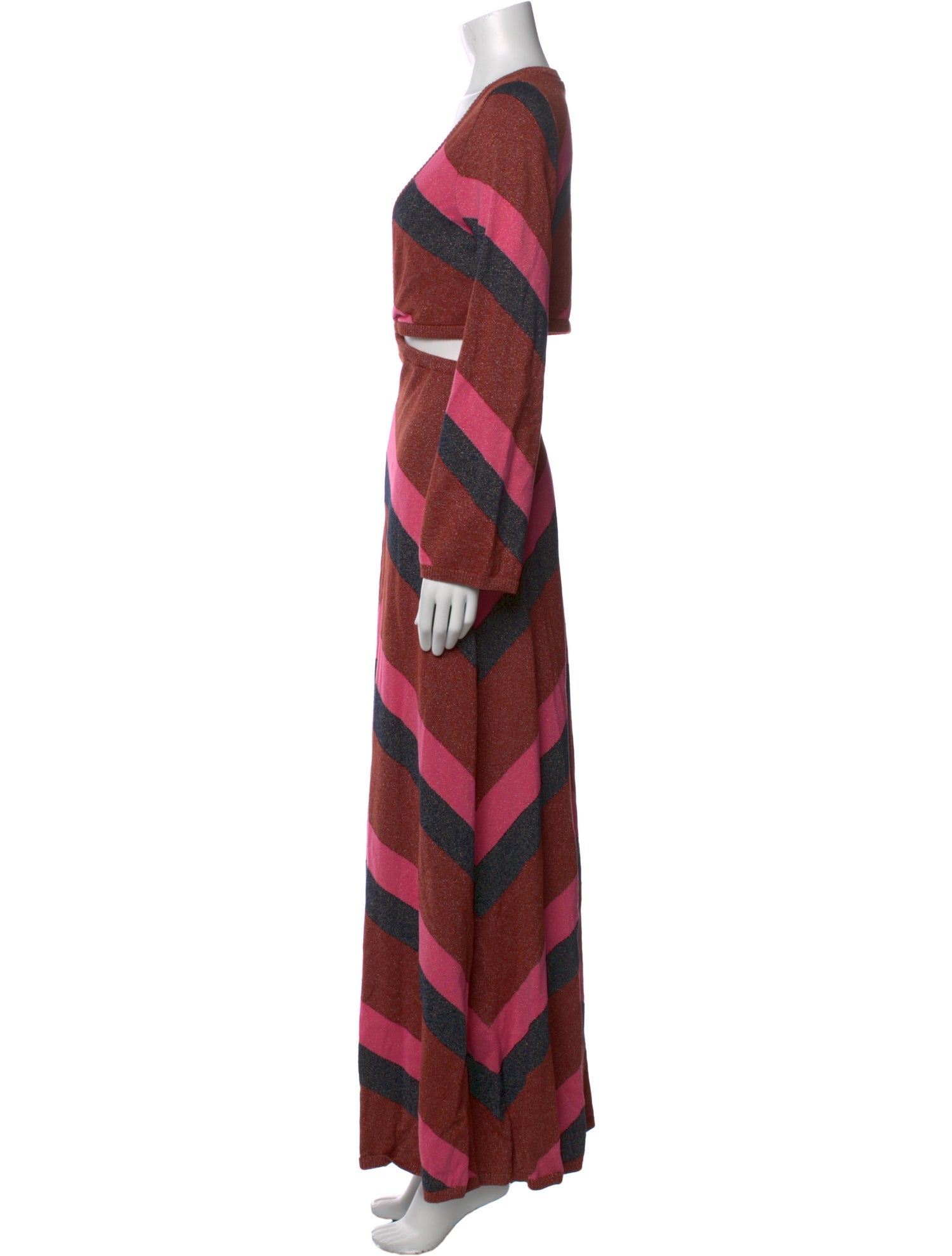 Spell Striped Long Dress w/ Tags