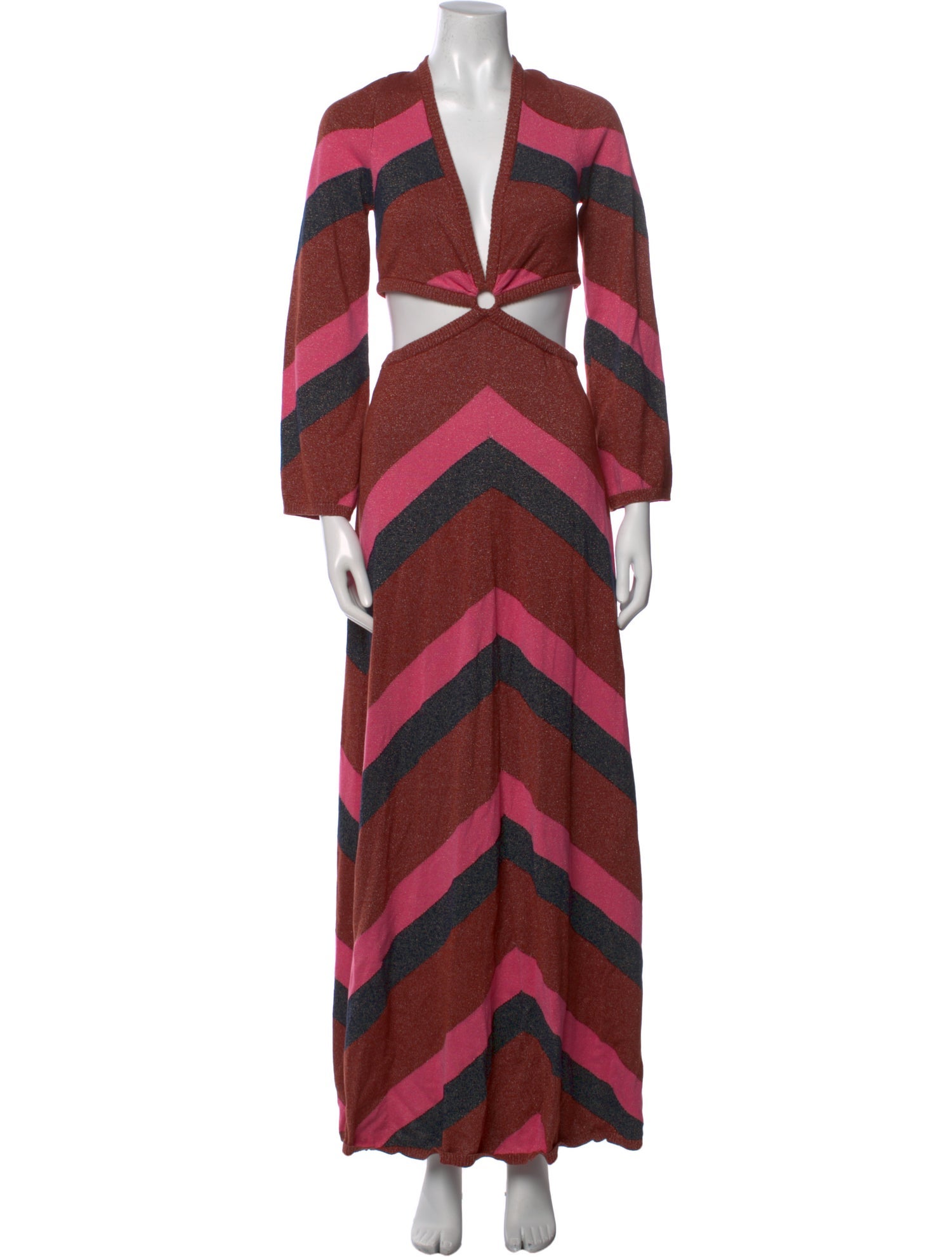 Spell Striped Long Dress