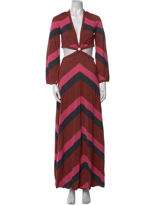 Spell Striped Long Dress