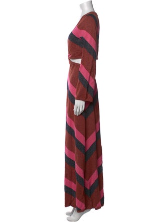 Spell Striped Long Dress