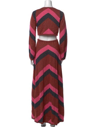 Spell Striped Long Dress