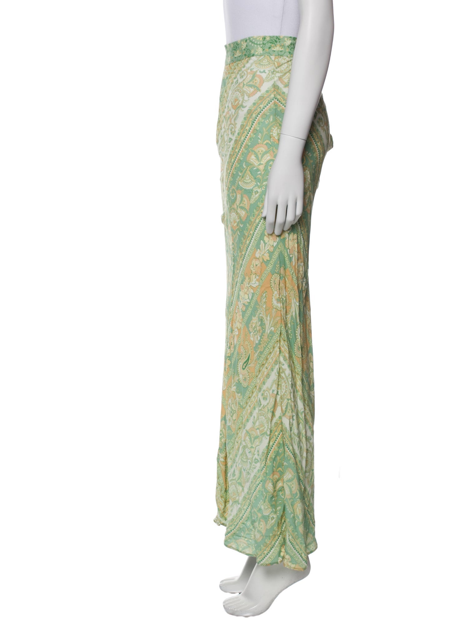 Spell Floral Print Long Skirt w/ Tags