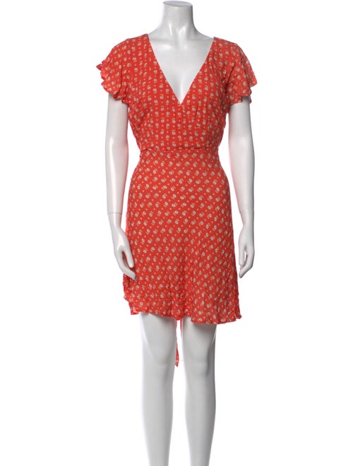 Spell Floral Print Mini Dress