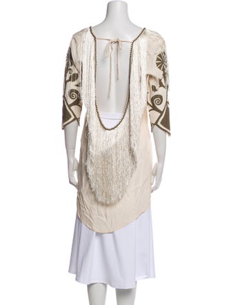 Spell Printed Scoop Neck Tunic