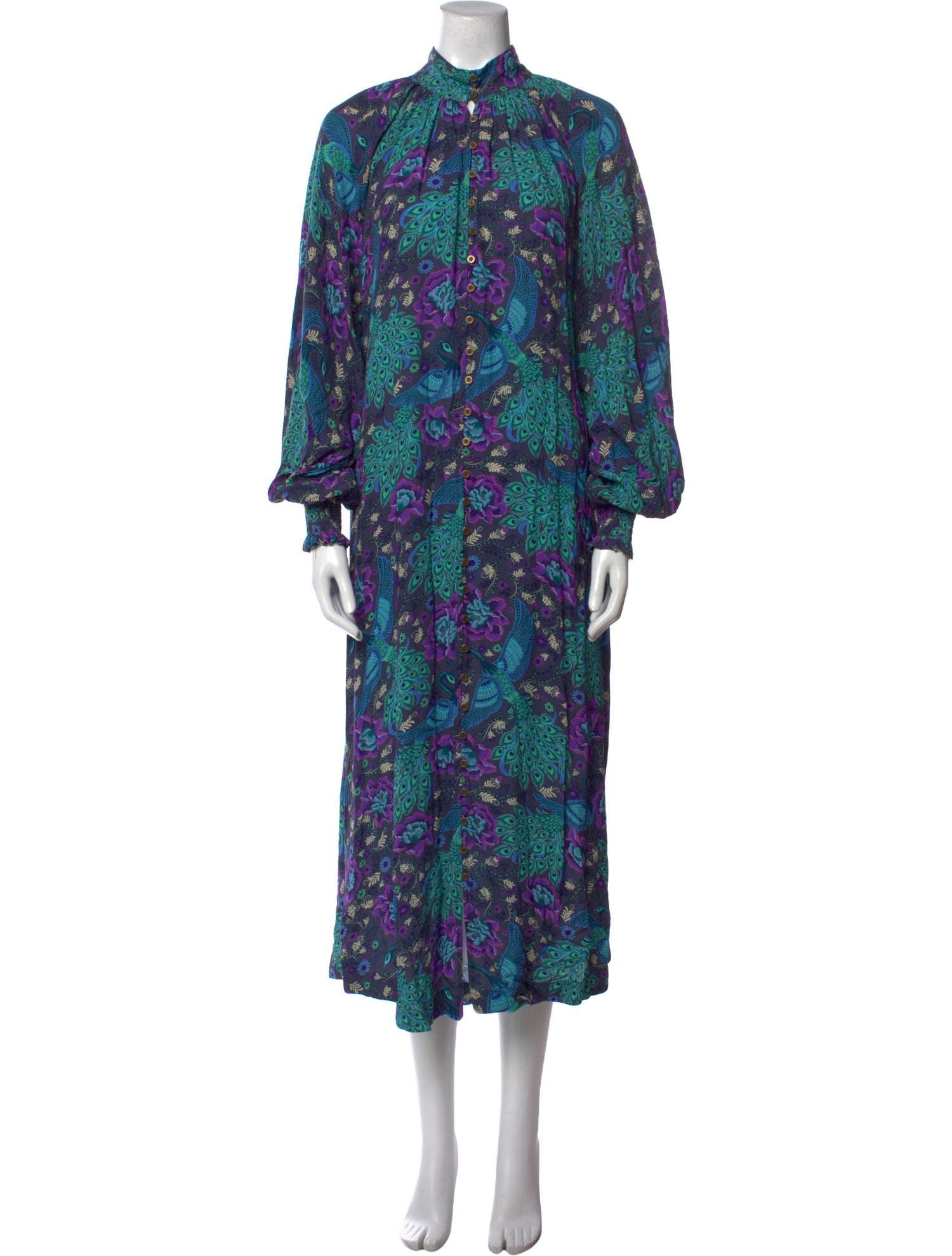 Spell Floral Print Midi Length Dress w/ Tags