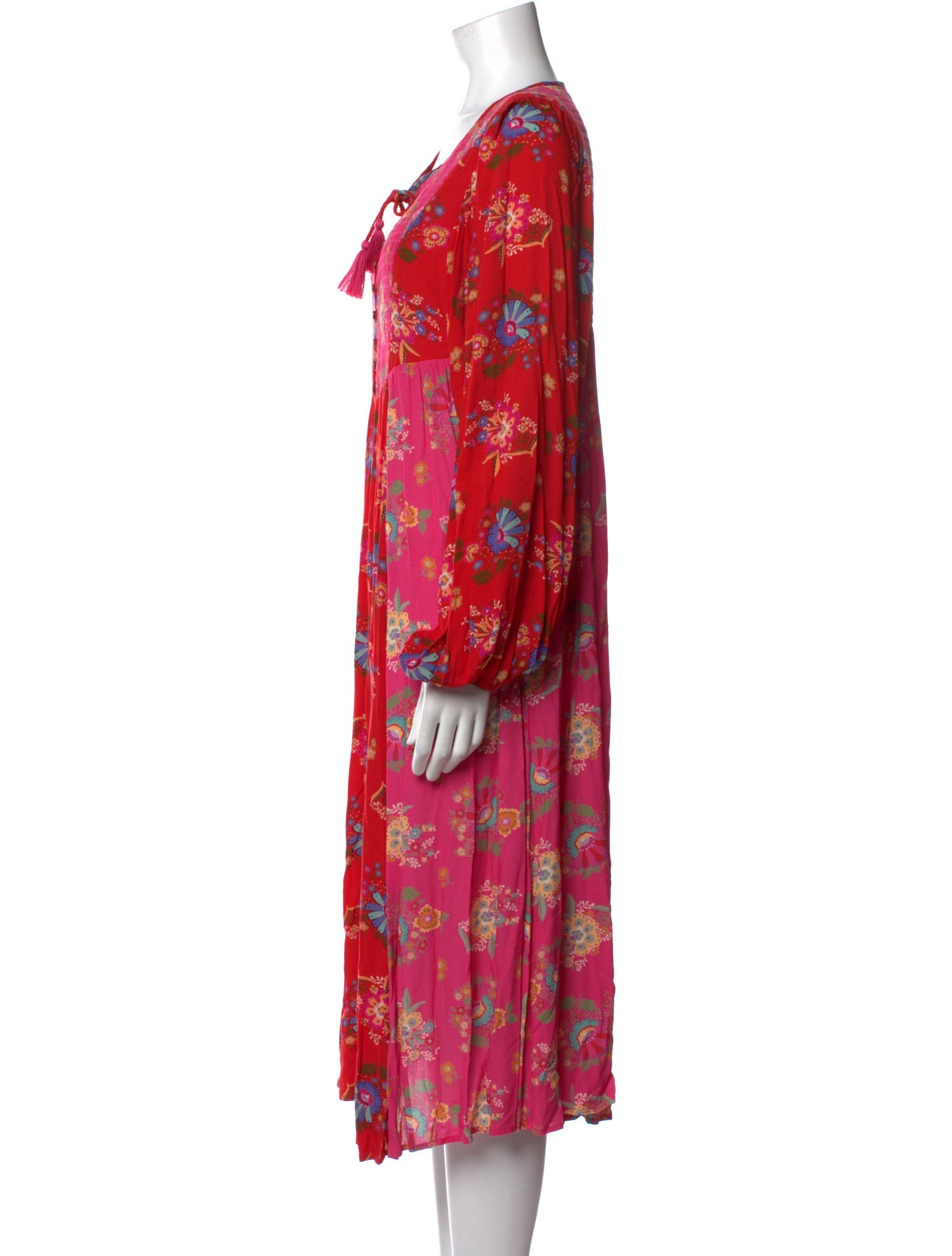 Spell Floral Print Midi Length Dress w/ Tags