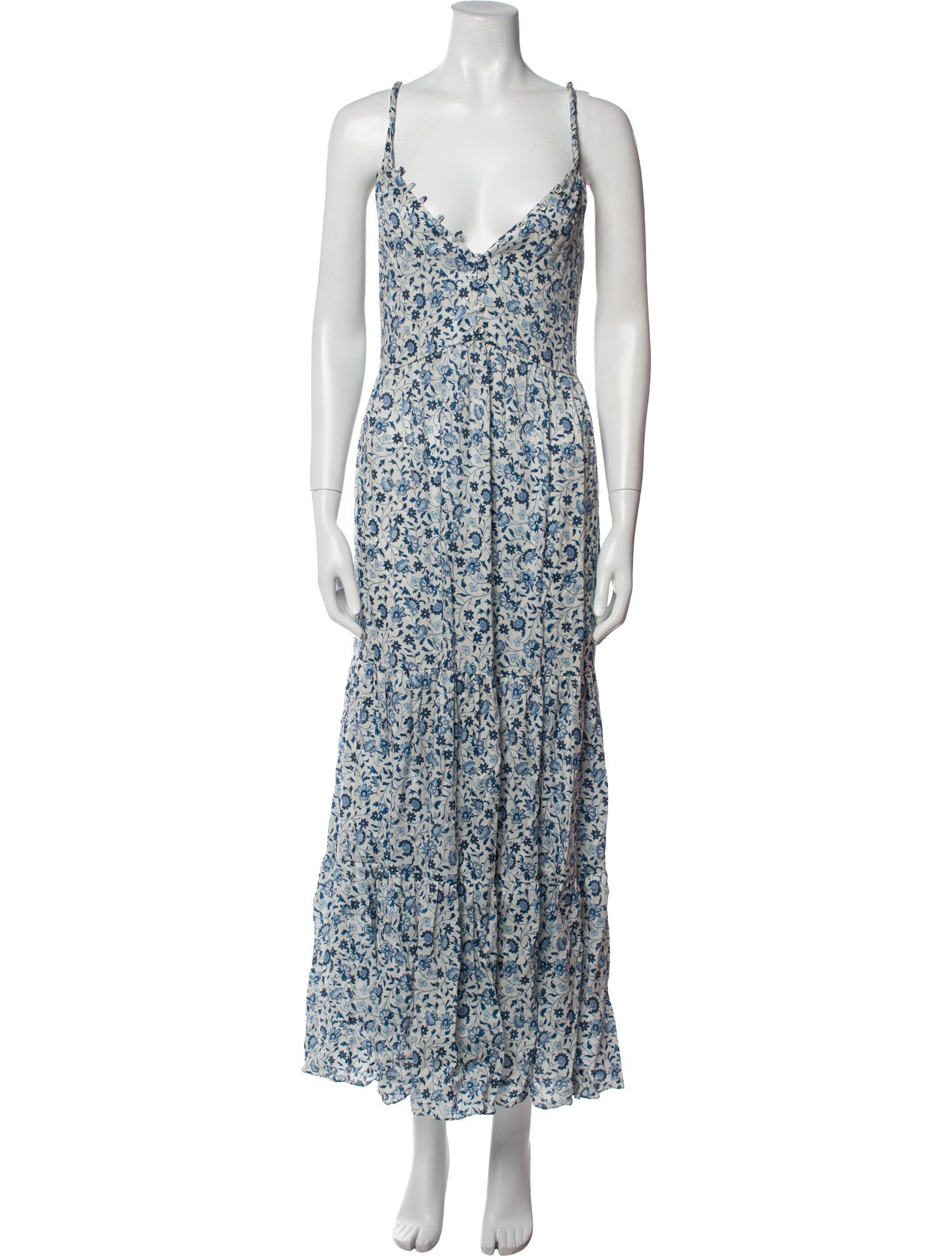 Spell Floral Print Long Dress w/ Tags