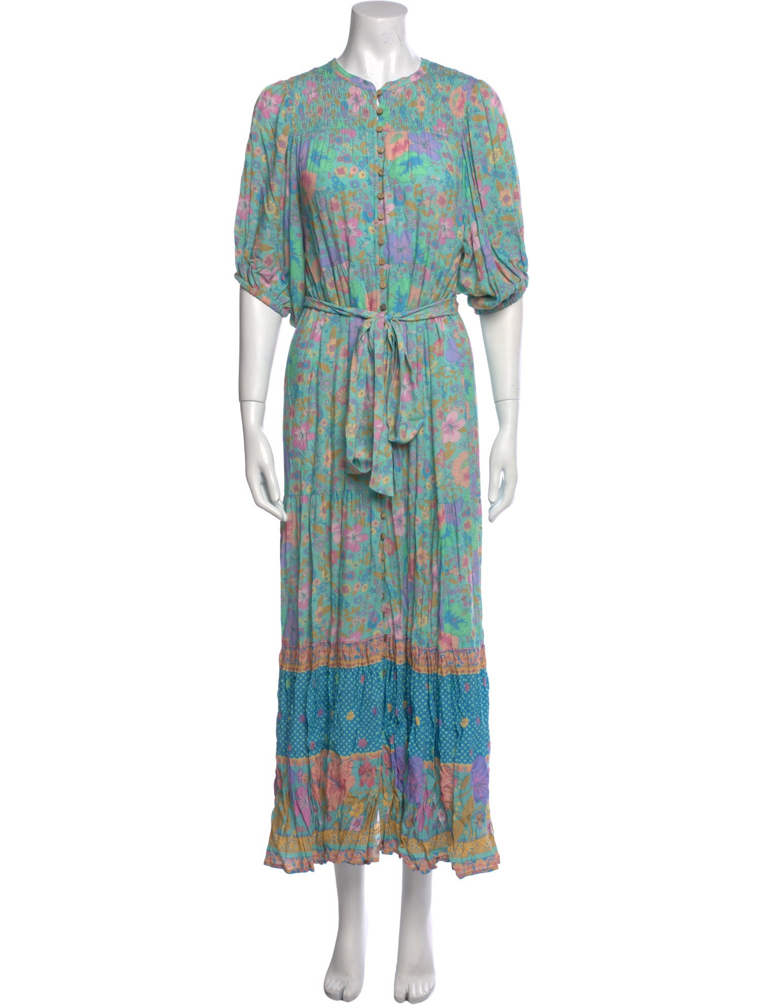 Spell Printed Long Dress w/ Tags