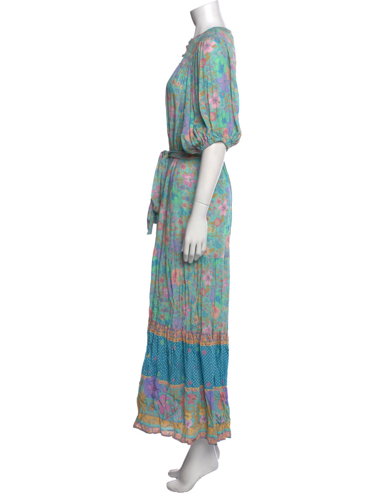Spell Printed Long Dress w/ Tags
