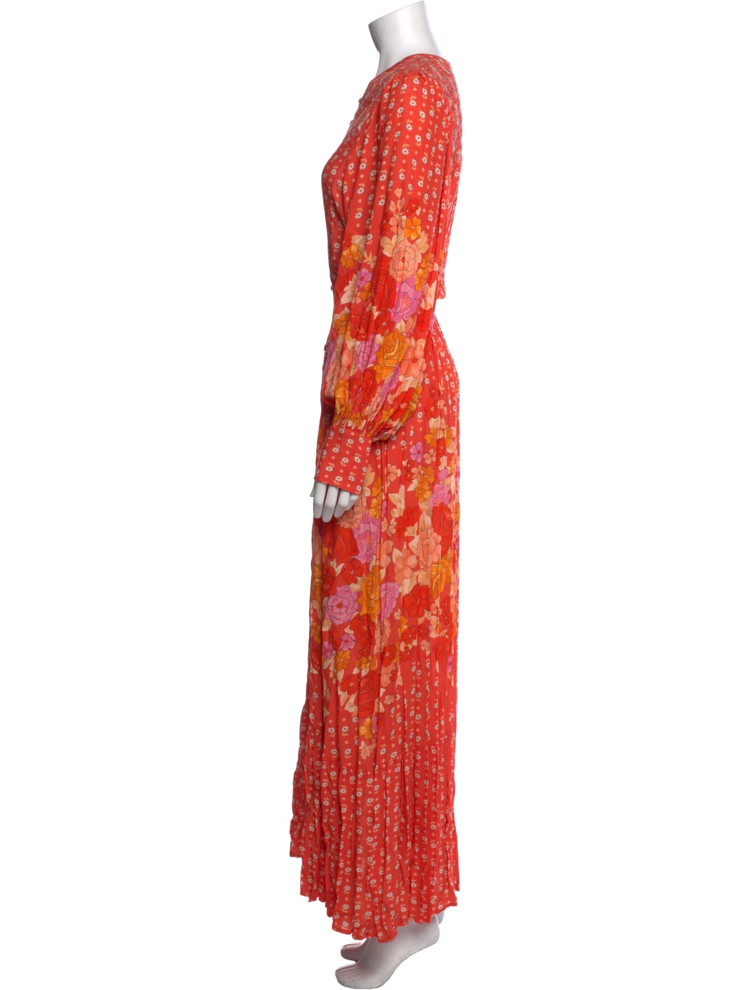 Spell Printed Long Dress w/ Tags
