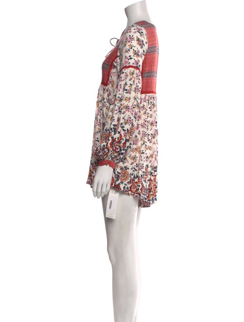 Spell Floral Print Tie Neck Romper