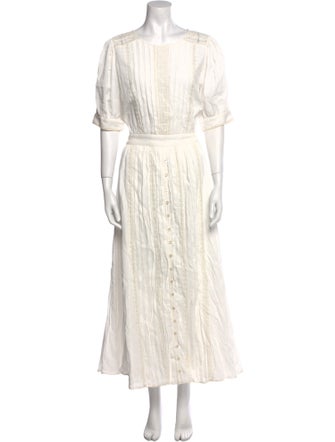 Spell Scoop Neck Long Dress