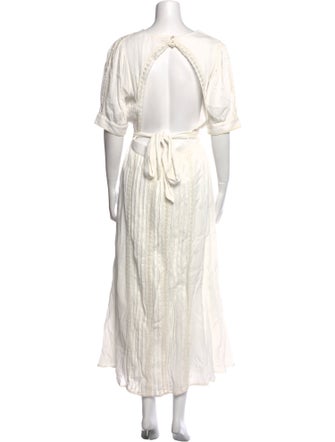 Spell Scoop Neck Long Dress