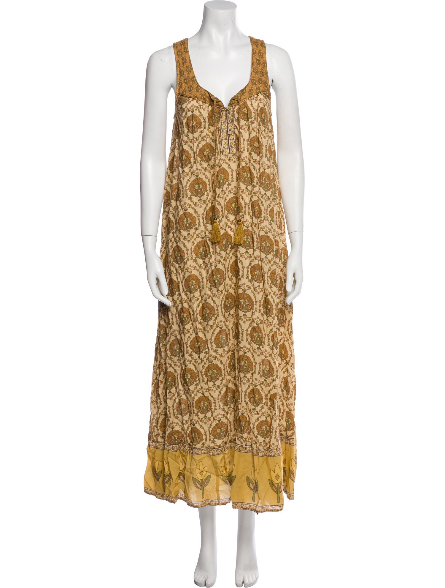 Spell Printed Long Dress w/ Tags