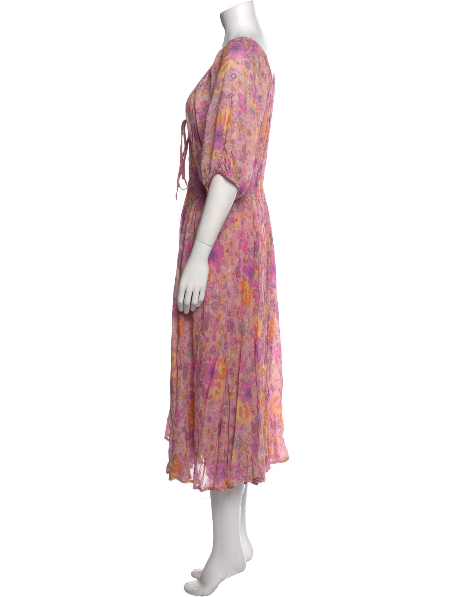 Spell Floral Print Long Dress w/ Tags