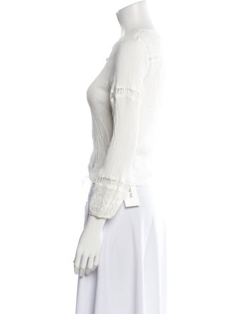 Spell Crew Neck Three-Quarter Sleeve Blouse