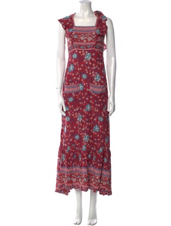 Spell Floral Print Long Dress