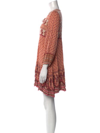 Spell Printed Mini Dress