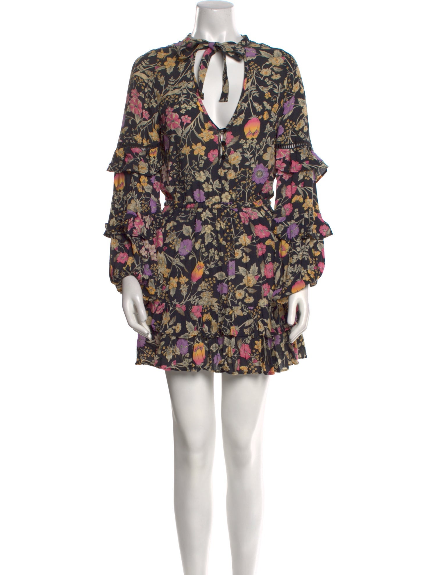 Spell Floral Print Mini Dress