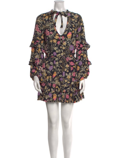 Spell Floral Print Mini Dress