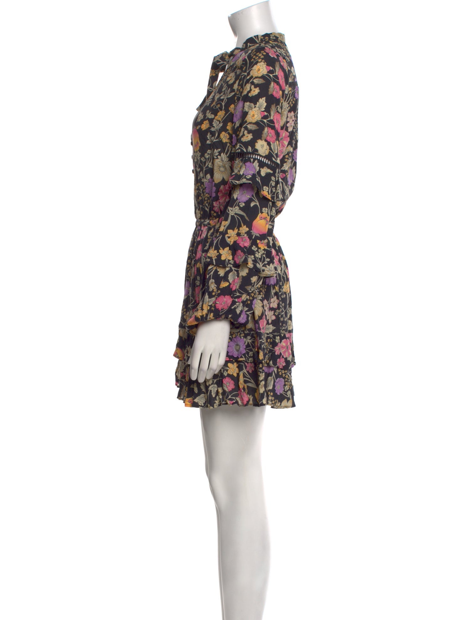 Spell Floral Print Mini Dress