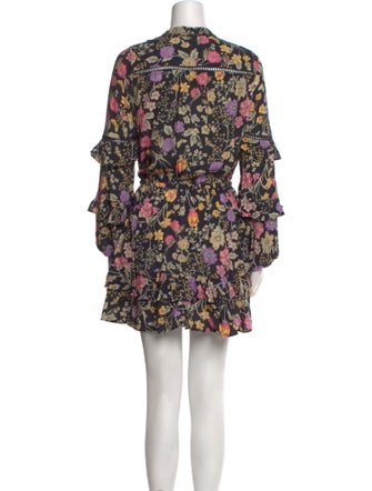 Spell Floral Print Mini Dress
