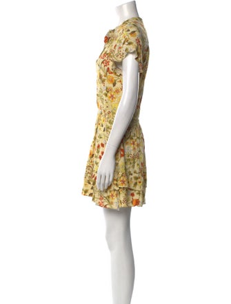 Spell Floral Print Mini Dress
