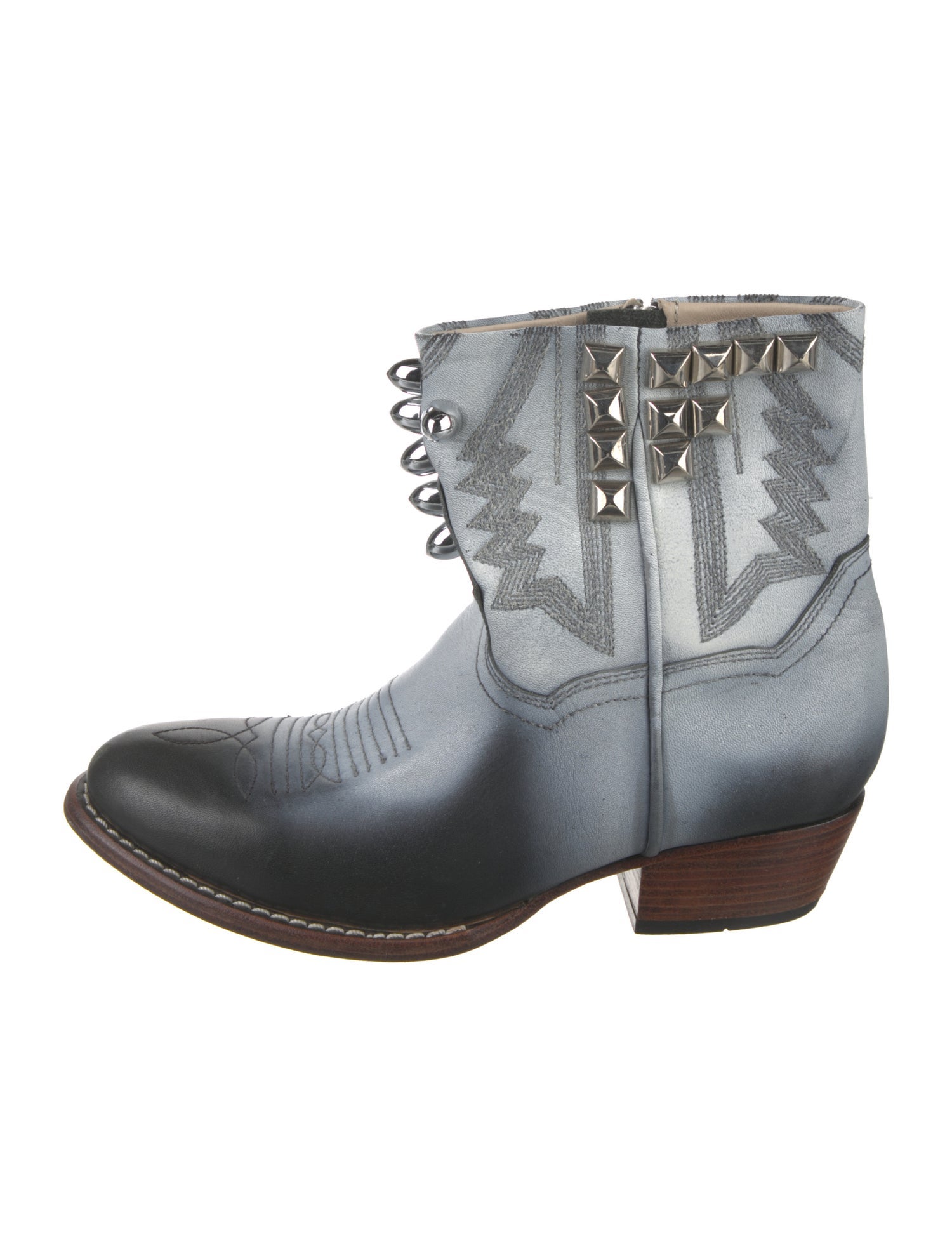 Spell Leather Patterned Western Boots