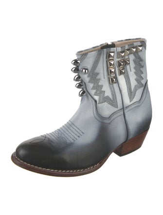 Spell Leather Patterned Western Boots