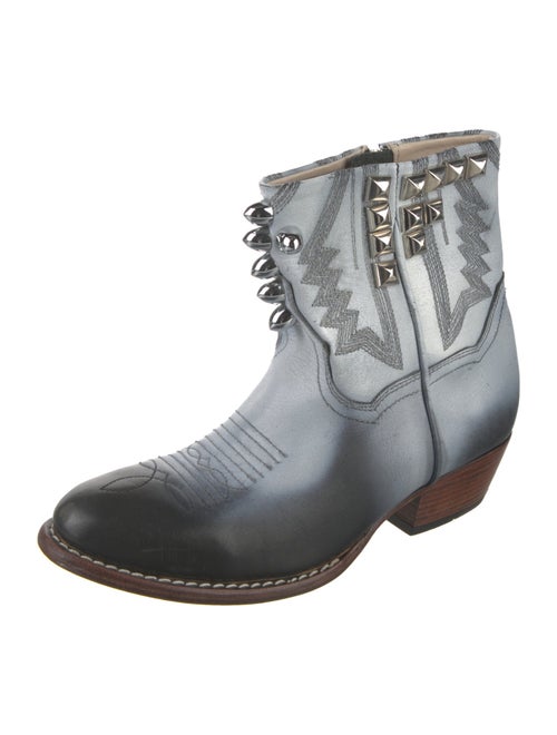 Spell Leather Patterned Western Boots