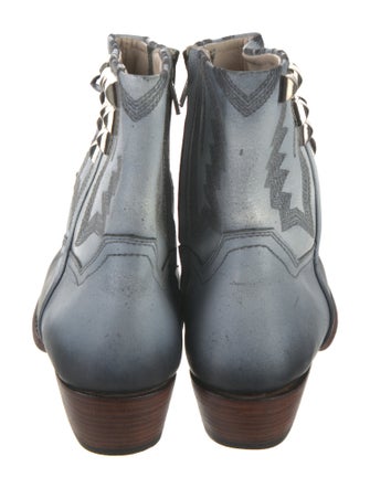 Spell Leather Patterned Western Boots