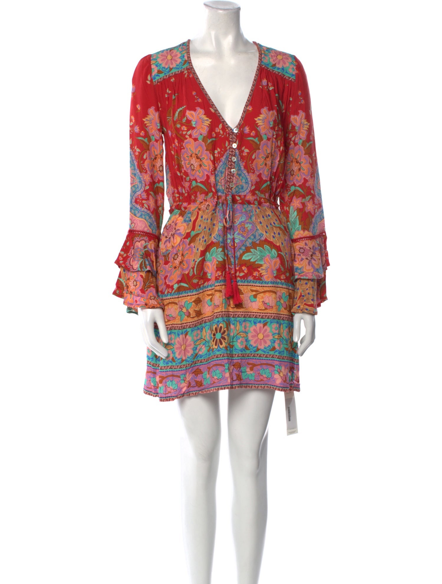 Spell Floral Print Mini Dress