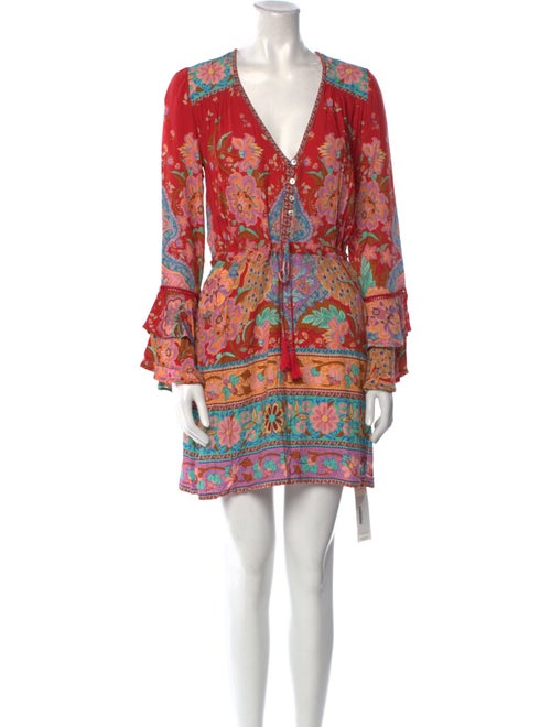 Spell Floral Print Mini Dress