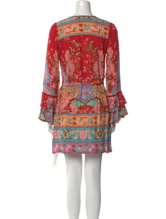 Spell Floral Print Mini Dress