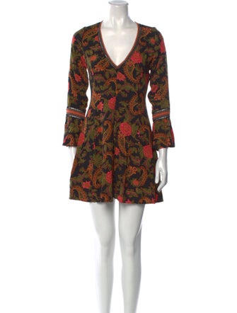 Spell Printed Mini Dress