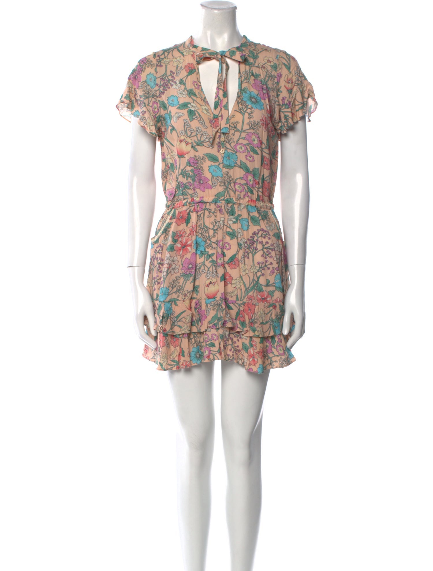 Spell Printed Mini Dress