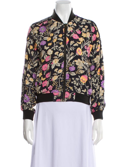 Spell Floral Print Bomber Jacket