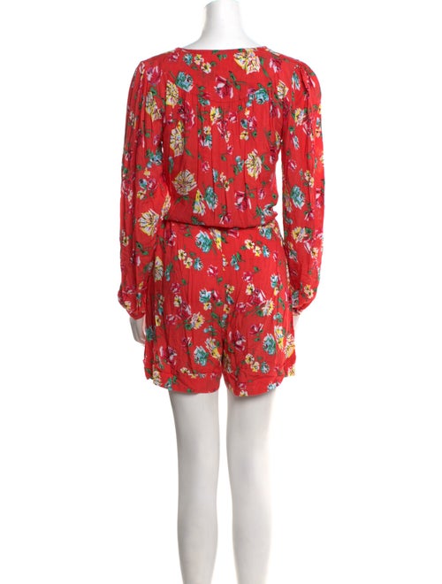 Spell Floral Print V-Neck Romper