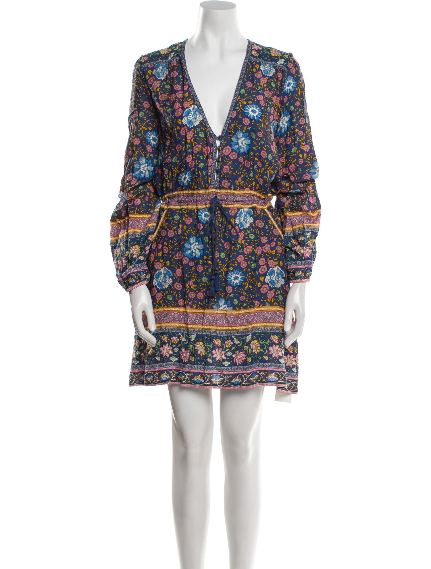 Spell Floral Print Mini Dress