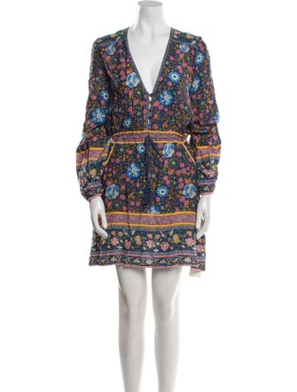 Spell Floral Print Mini Dress