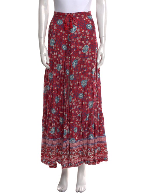 Spell Floral Print Midi Length Skirt