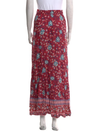 Spell Floral Print Midi Length Skirt