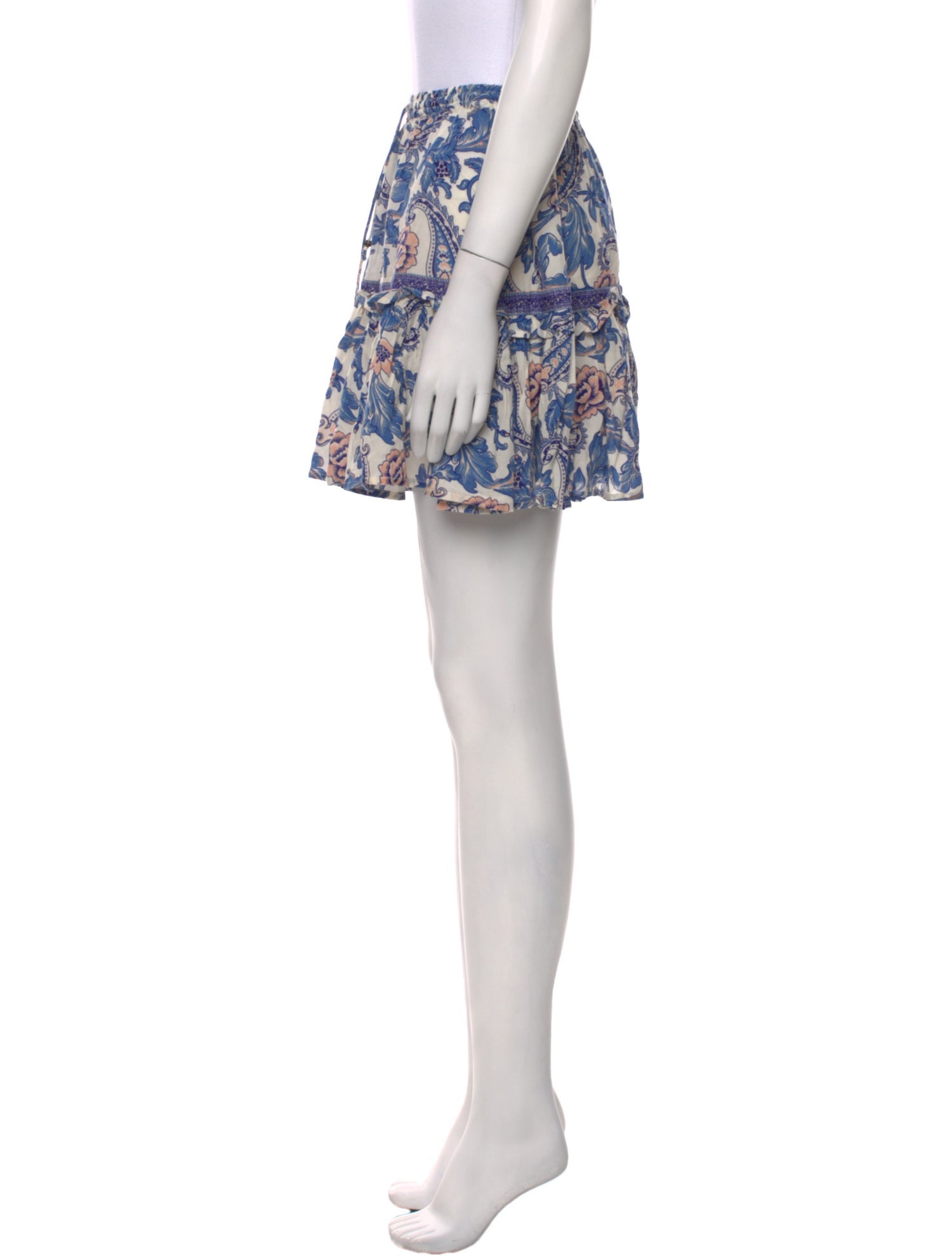 Spell Paisley Print Mini Skirt