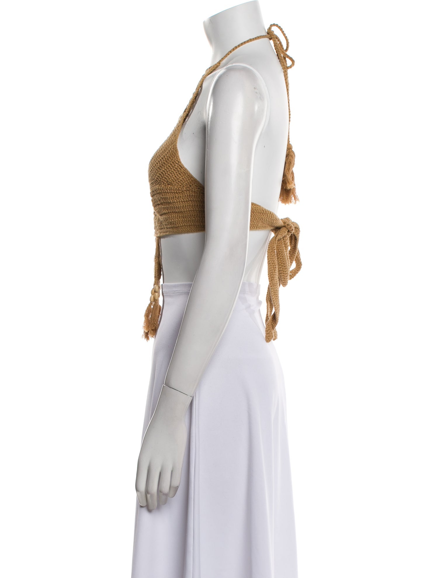 Spell Halterneck Sleeveless Crop Top