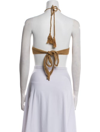 Spell Halterneck Sleeveless Crop Top