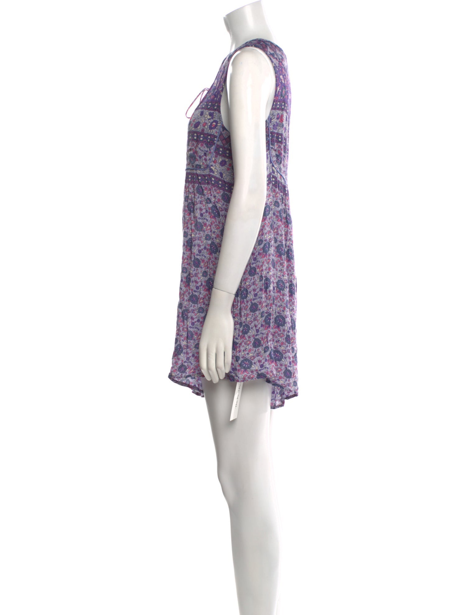 Spell Printed V-Neck Romper