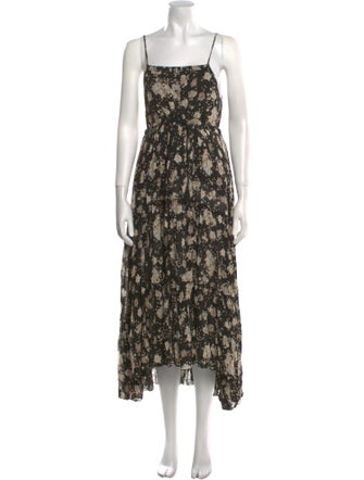 Spell Floral Print Long Dress