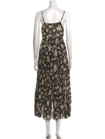 Spell Floral Print Long Dress